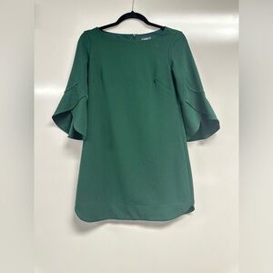 Vince Camuto (Petite) | Green Mini Tunic Dress